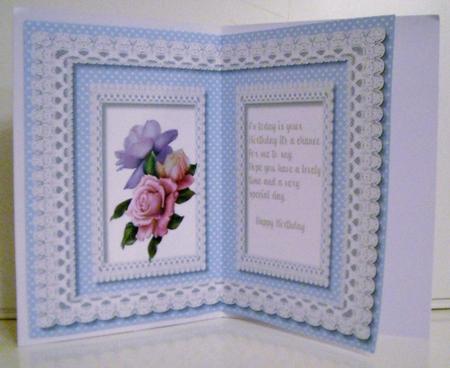 Lilac Incert with Verse  by Pam Stubley