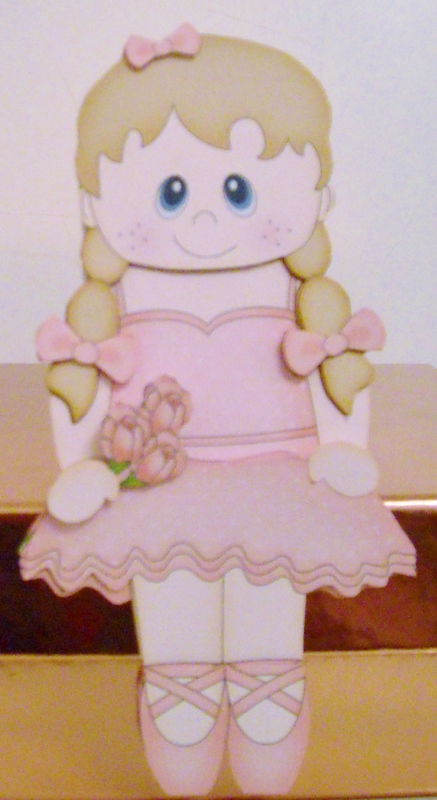 3D on the Shelf Card Kit - Little Ballerina Naomi by Pam Stubley