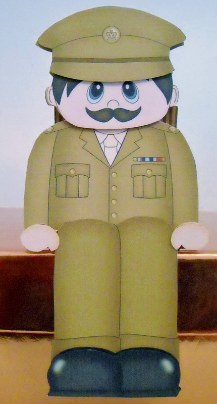 3D on the Shelf Card Kit - Army Man Miles by Pam Stubley