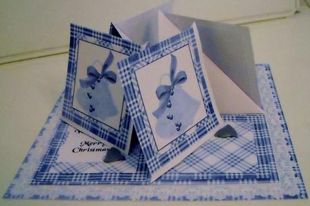 Lavender Christmas Bells Quad Easel Card Kit by Pam Stubley
