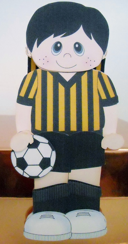 3D on the Shelf Card Kit - Little Footballer Dean by Pam Stubley