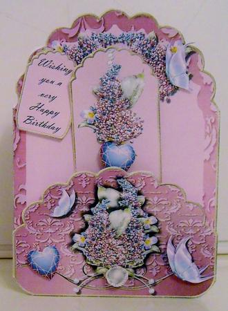 Scalloped Mauve Pocket Mini Kit by Pam Stubley
