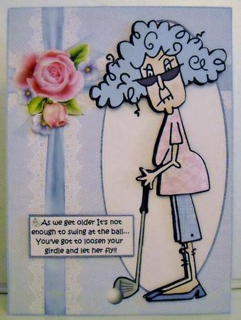 Stella and Her Golf Swing by Pam Stubley