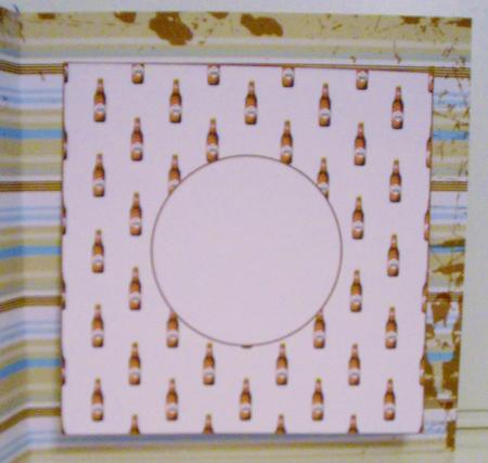 Beer Bottles Insert 8x8 by Pam Stubley