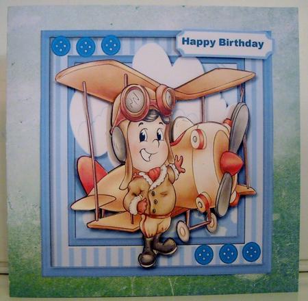 8x8 Mini Kit . the Flyer in the Skies  by Pam Stubley