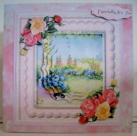 8x8 Mini Kit , the Beautiful Flower Garden , Pyramid  by Pam Stubley