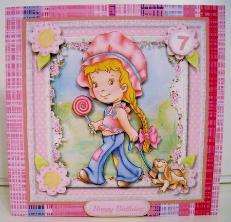 8x8 Mini Kit Lolly and Her Pet  by Pam Stubley
