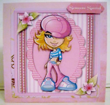 8x8 Mini Kit Miss Modern Girl by Pam Stubley