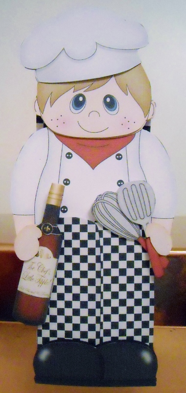 3D on the Shelf Card Kit - Little Chef Jed by Pam Stubley