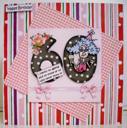 Stella Turning 60 Quick Card by Pam Stubley