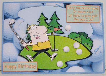 Gary the Golfer by Pam Stubley
