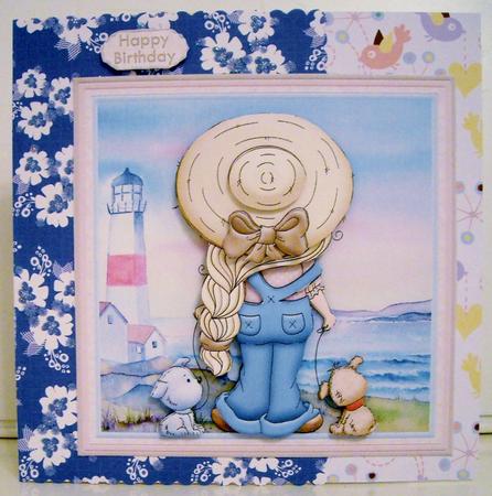 Daydream Izzy 8x8 Birthday Mini Kit & Decoupage by Pam Stubley