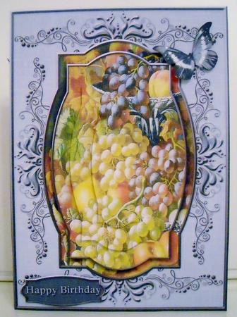 Cardtopper Grape Wine 300 by Pam Stubley