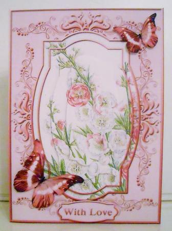 Cardtopper Peachblossom 289 by Pam Stubley
