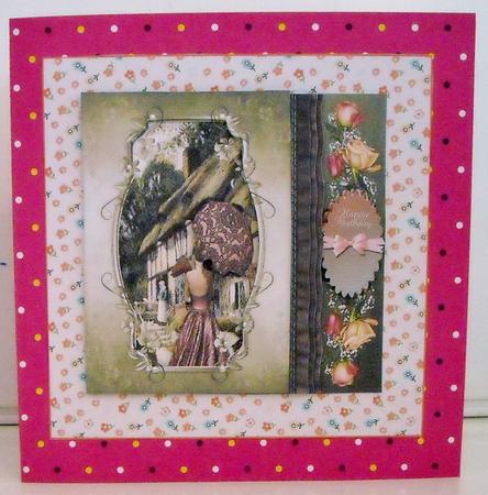 Somewhere in Time 1 Quick Card Topper by Pam Stubley