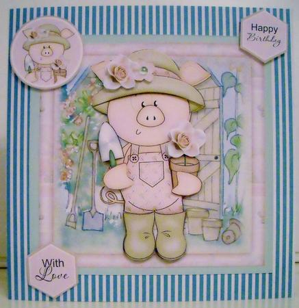 Lady Piggin' Gardening Mini Kit by Pam Stubley