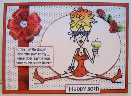 Rita Has One More Drink Quick Card by Pam Stubley