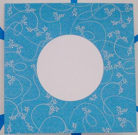 Christmas Holly Insert 8x8 by Pam Stubley