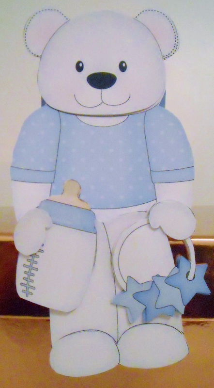 3D on the Shelf Card Kit - Bobbi Baby Bear (without a Bow) by Pam Stubley