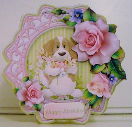 Flowers for You Fancy Hexagon Card Mini Kit by Pam Stubley