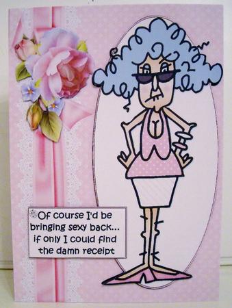 Stella Bringing Sexy Back Qucik Card by Pam Stubley