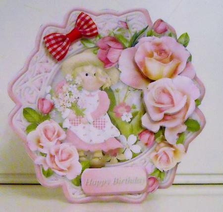 A Gift of Flowers Fancy Hexagon Card Mini Kit by Pam Stubley