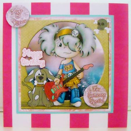 Mini Kit- Little Miss Punk- Oh So Cute #5 by Pam Stubley
