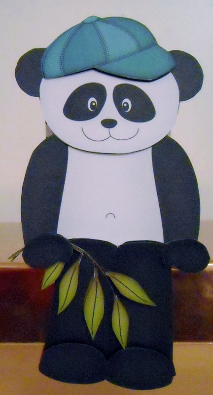 3D on the Shelf Card Kit - Chi Chi Little Panda Bear by Pam Stubley