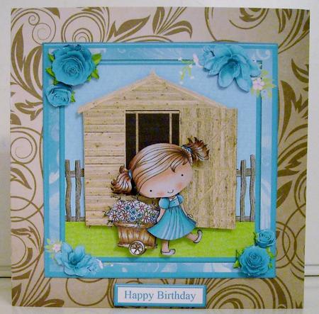 Wendy's Flower Wagon Mini Kit - Birthday Girl Ages 2-9 by Pam Stubley