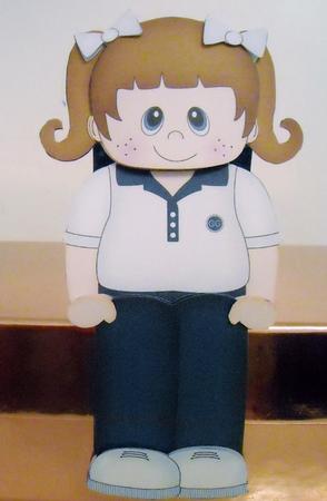 3D on the Shelf Card Kit - Little Guider Lydia by Pam Stubley