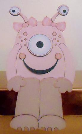 3D on the Shelf Card Kit - My Little Monster Candy by Pam Stubley