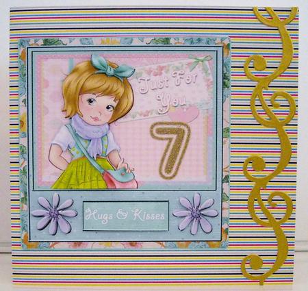 Mini Kit - Sweet Little Girl- 7yrs #3 by Pam Stubley