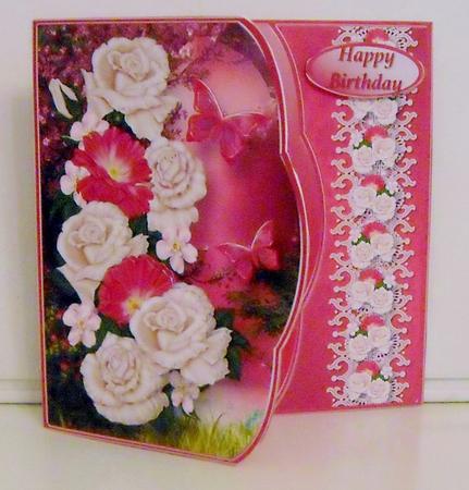 Summer Posy Shaped Edge Card Mini Kit by Pam Stubley