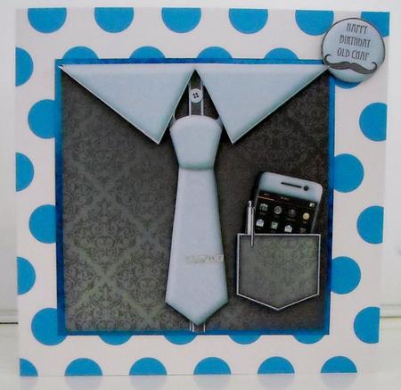 Blue Shirt & Tie Guy by Pam Stubley