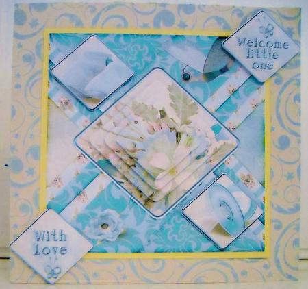 Cardtopper 100% Baby Boy 365 by Pam Stubley