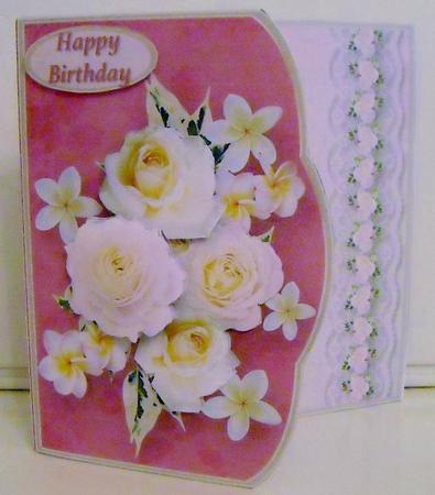 Pastel Posy Shaped Edge Card Mini Kit by Pam Stubley