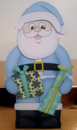 3D on the Shelf Card Kit - Christmas Santa's Presents by Pam Stubley