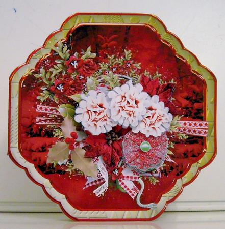 Christmas Flowers - Little Pretties Card Mini Kit by Pam Stubley