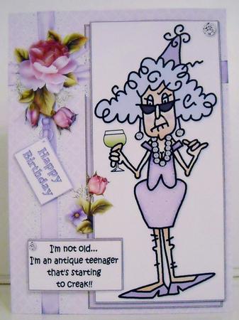 Stella's Not Old Quick Card by Pam Stubley