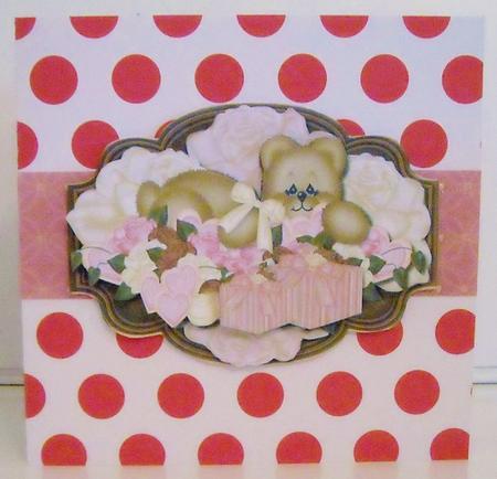 Scallop Topper Tea Bear Mini Kit by Pam Stubley