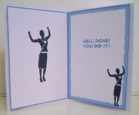 Congratulations New Job - Woman 1 Insert by Pam Stubley