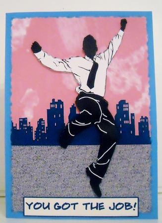 Congratulations New Job - Man 2 by Pam Stubley