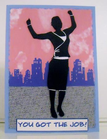 Congratulations New Job - Woman 1 by Pam Stubley
