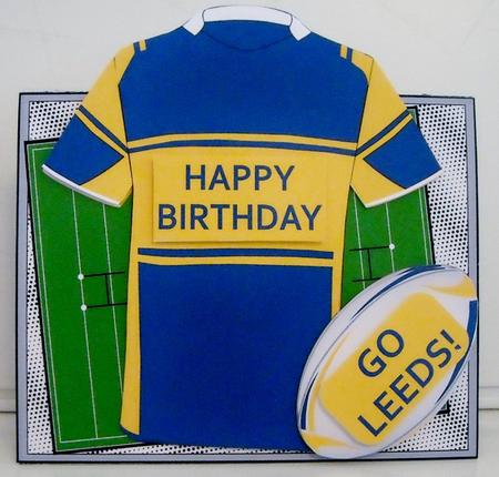 Rugby Fan Blue and Yellow Mini Kit by Pam Stubley