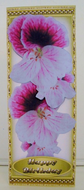Beautiful Dl Floral Card by Pam Stubley