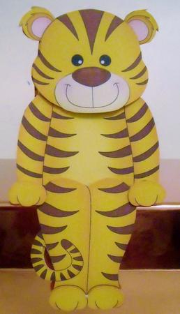 3D on the Shelf Card Kit - Tinker the Little Tiger by Pam Stubley