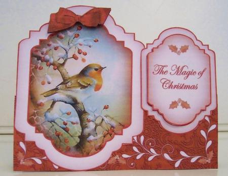 Red Robin Magic Fancy Stand Up Card Kit by Pam Stubley