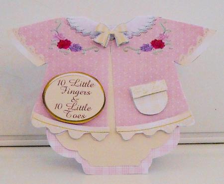 Red and Yellow Baby Matinee Jumper Suit by Pam Stubley