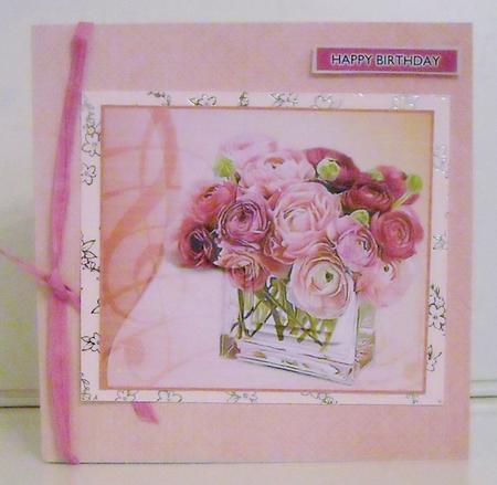 Rose Flower Music Topper with Layers by Pam Stubley