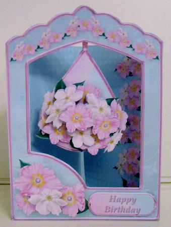 Blossom Time - Teardrop Pendant Card Mini Kit by Pam Stubley